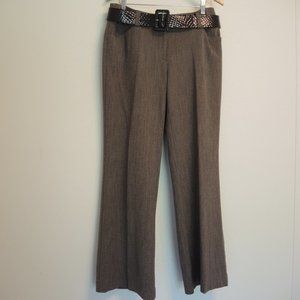 $25 Apt 9 Ava Pebbled Brown Dress Pants Size 10